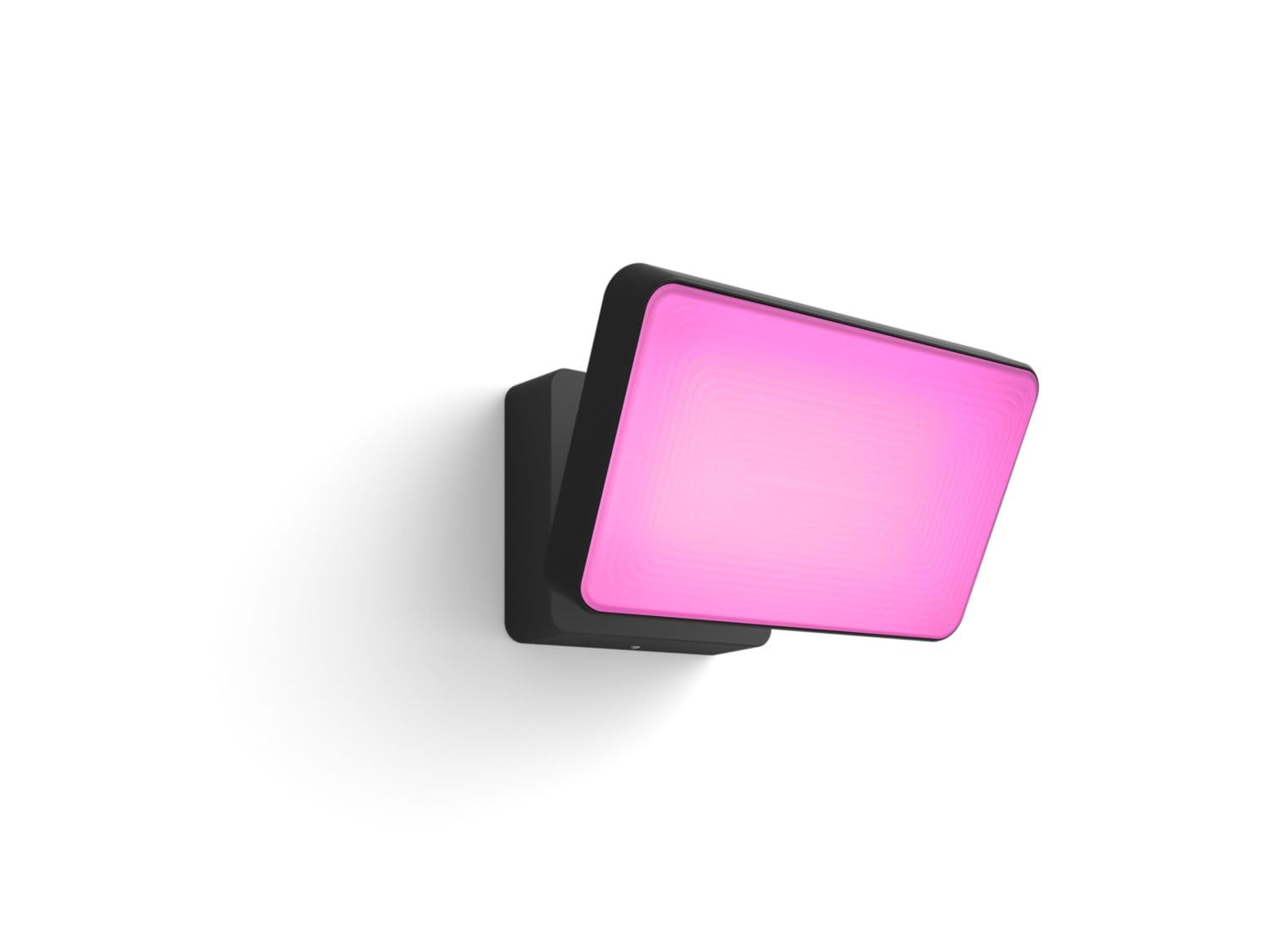 Philips Hue Outdoor Smart Flood Light Fixture - 15W LED Color-Changing Light - 2 Pack - Black - Requires Hue Bridge