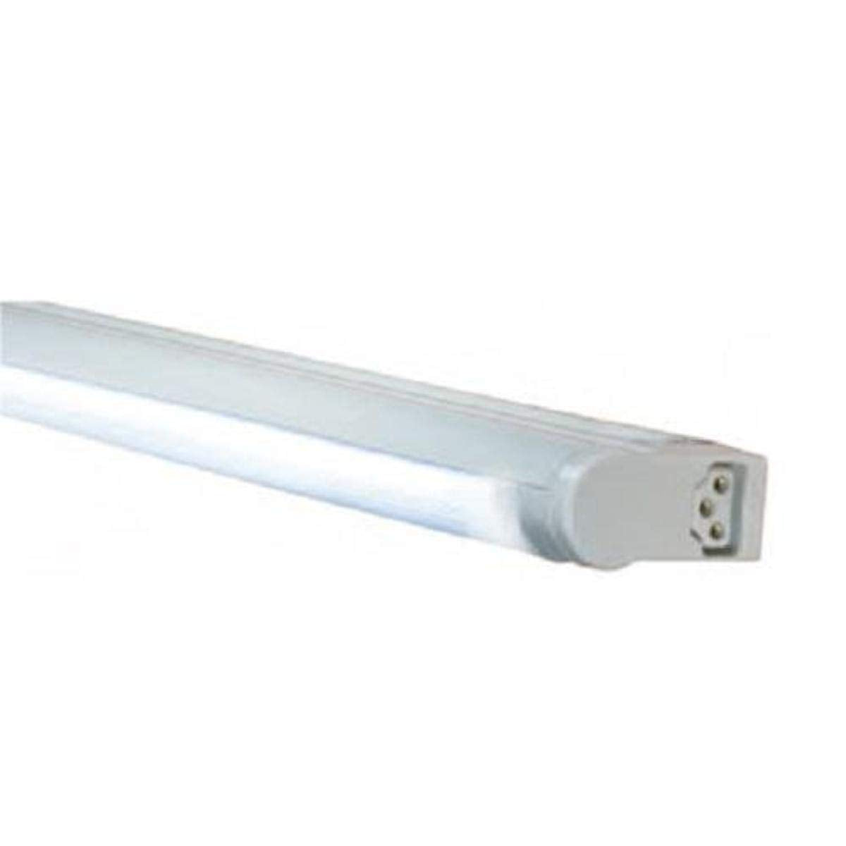Jesco Lighting SG5A-21/64-WH T5 Light Fixture, 21W, 6400K, Acrylic, 34.625in Length, White Finish
