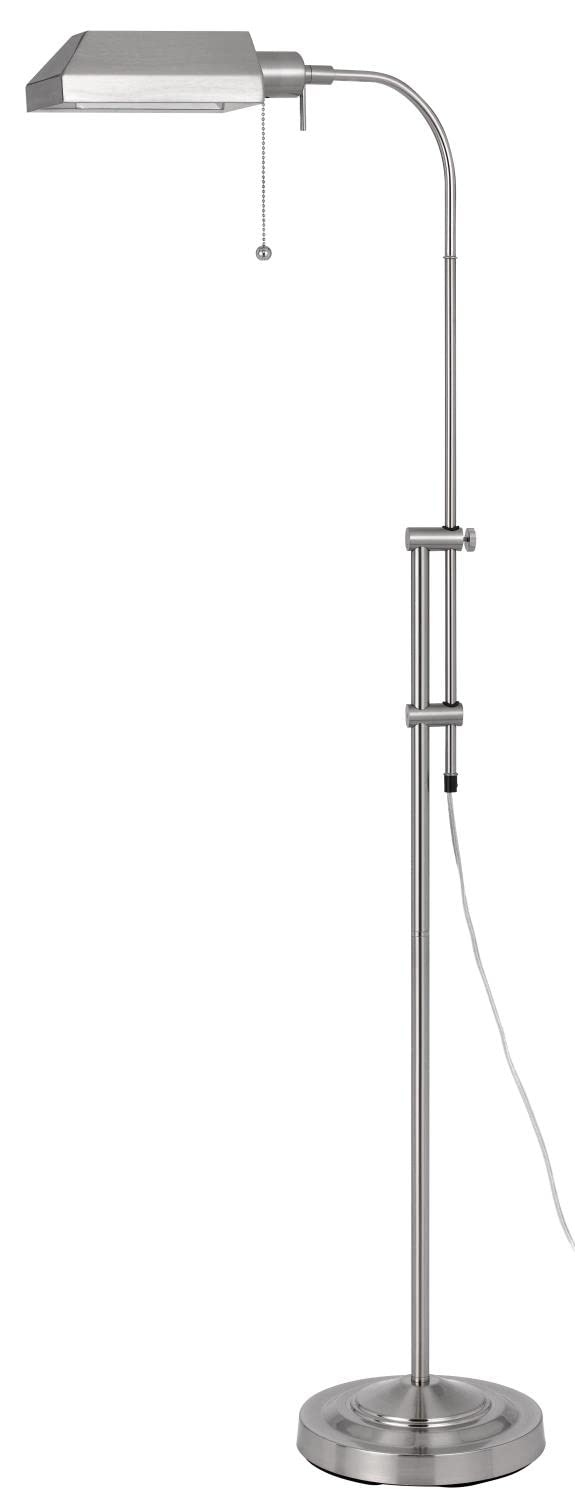 Cal Lighting Bo-117Fl-Bs Floor Lamp With No Shades, Brushed Steel Finish, 5.8X23.3X12.6