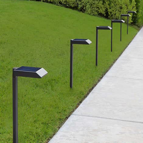 Tommy Bahama LED Solar Path Light - 6 Pack Die - Cast Aluminum Construction - 30 Lumens Each Lights for Pathway - Lights for Out
