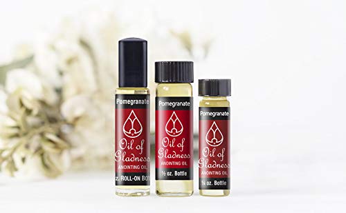 Oil of Gladness Pomegranate Anointing Oil for Prayer and Ceremonies - 1/4 oz