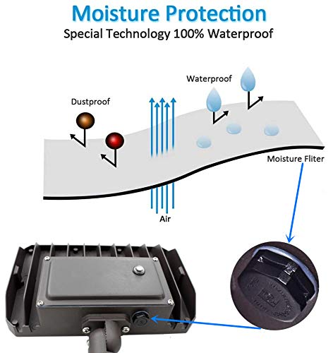 Dusk To Dawn Outdoor 100W Led Flood Light With Knuckle, 14000Lm 1000W Equivalent, 100-277V 5000K Daylight, Etl Commercial Led Flood Light Fixture, Outdoor Security Lighting For Landscape,Parking Lot