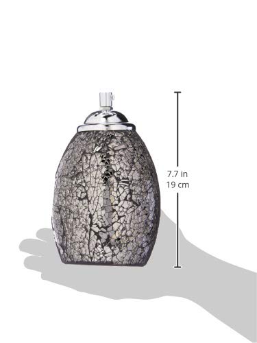 Chloe Lighting Ch3Gy16Dc05-Dp1 Melia Mosaic 1-Light Ceiling Grey Mini Pendant With 4.8-Inch Shade