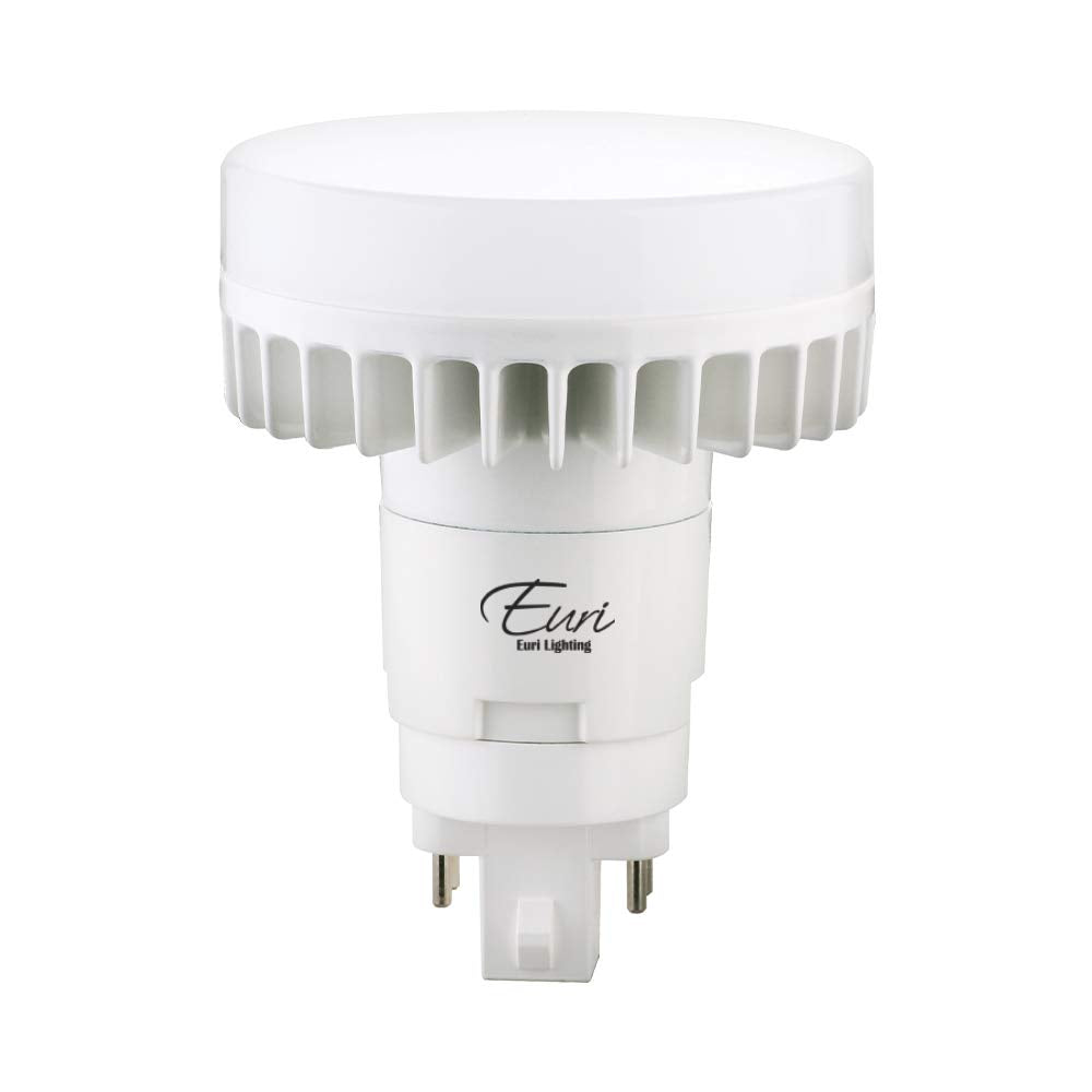Euri Lighting EPL-2140Hv Non-Dim Hybrid (A+B) LED Vertical PL, G24Q, 12W (26W Equal) 1100lm, Bright White (4000K), 80 CRI, AC120