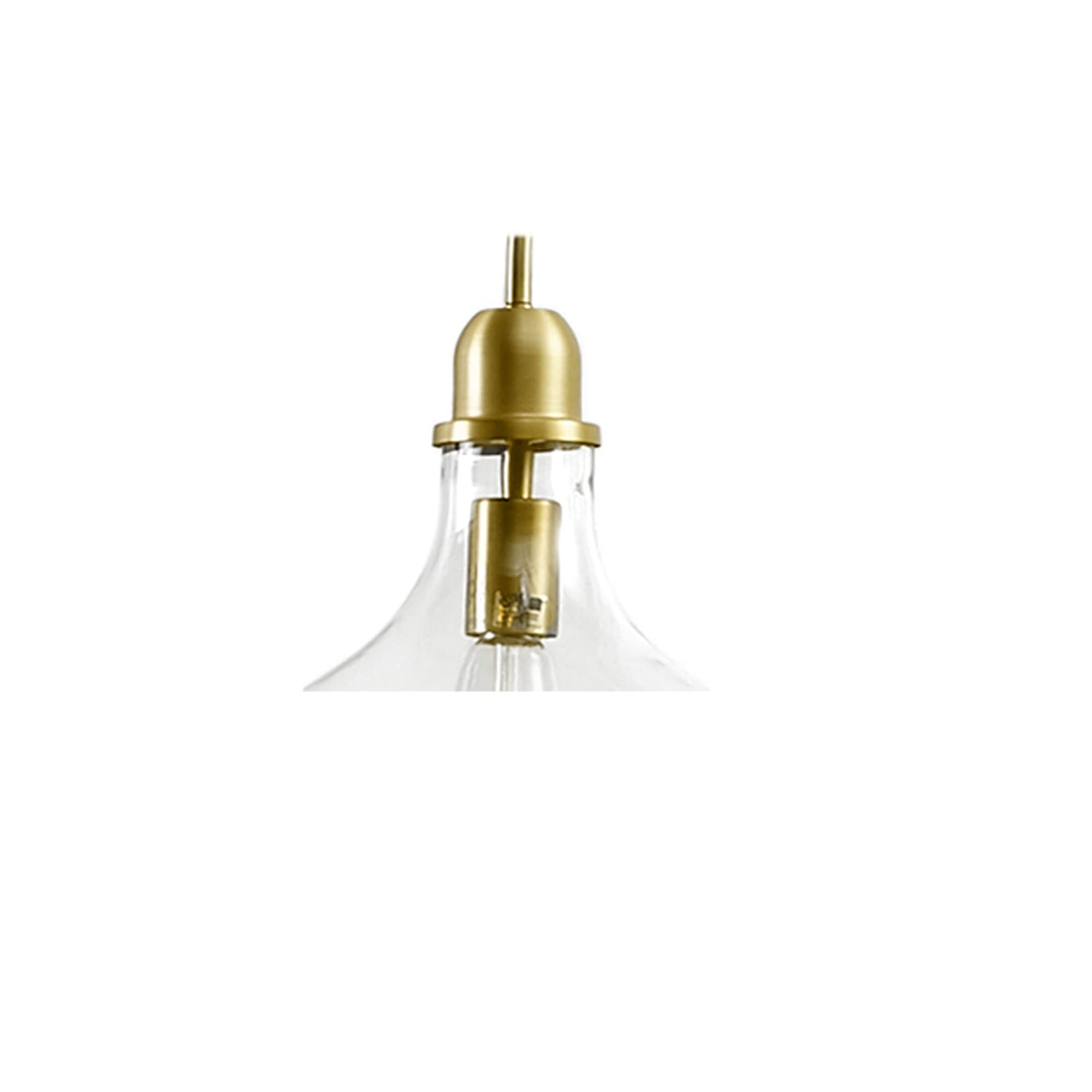 Hampton Hill Auburn Floor Lamp, 11.8 Metal, Gold, Bell Glass Shade, Model Mp154-0200, Modern, Ideal For Living Room, Foyer, Office