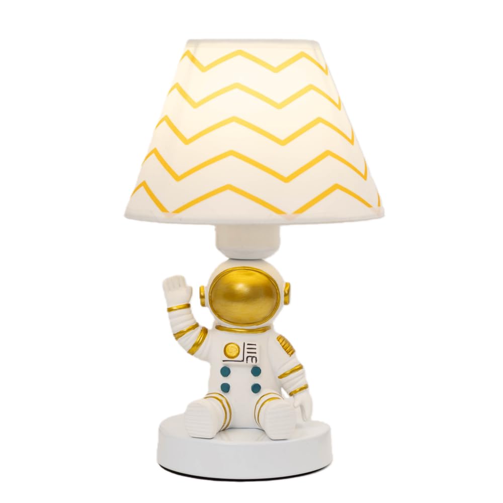 Ecliptix Kids Table Lamp, Adorable 14 Inch Astronaut Style Kids Desk Lamp, Table lamp Kids, Astronaut Bedside Lamp Ideal for Chi
