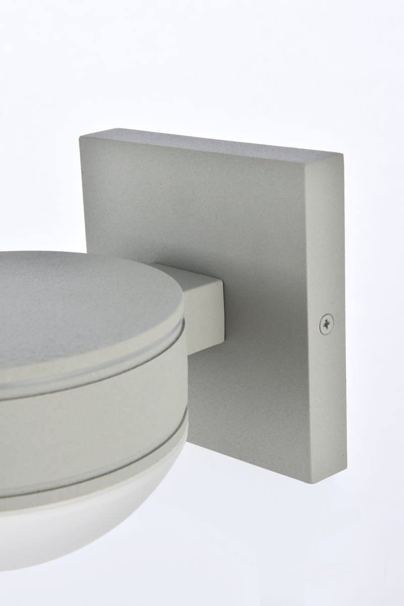 Living District Modern Home Decorative Raine Integrated LED Wall Sconce in White