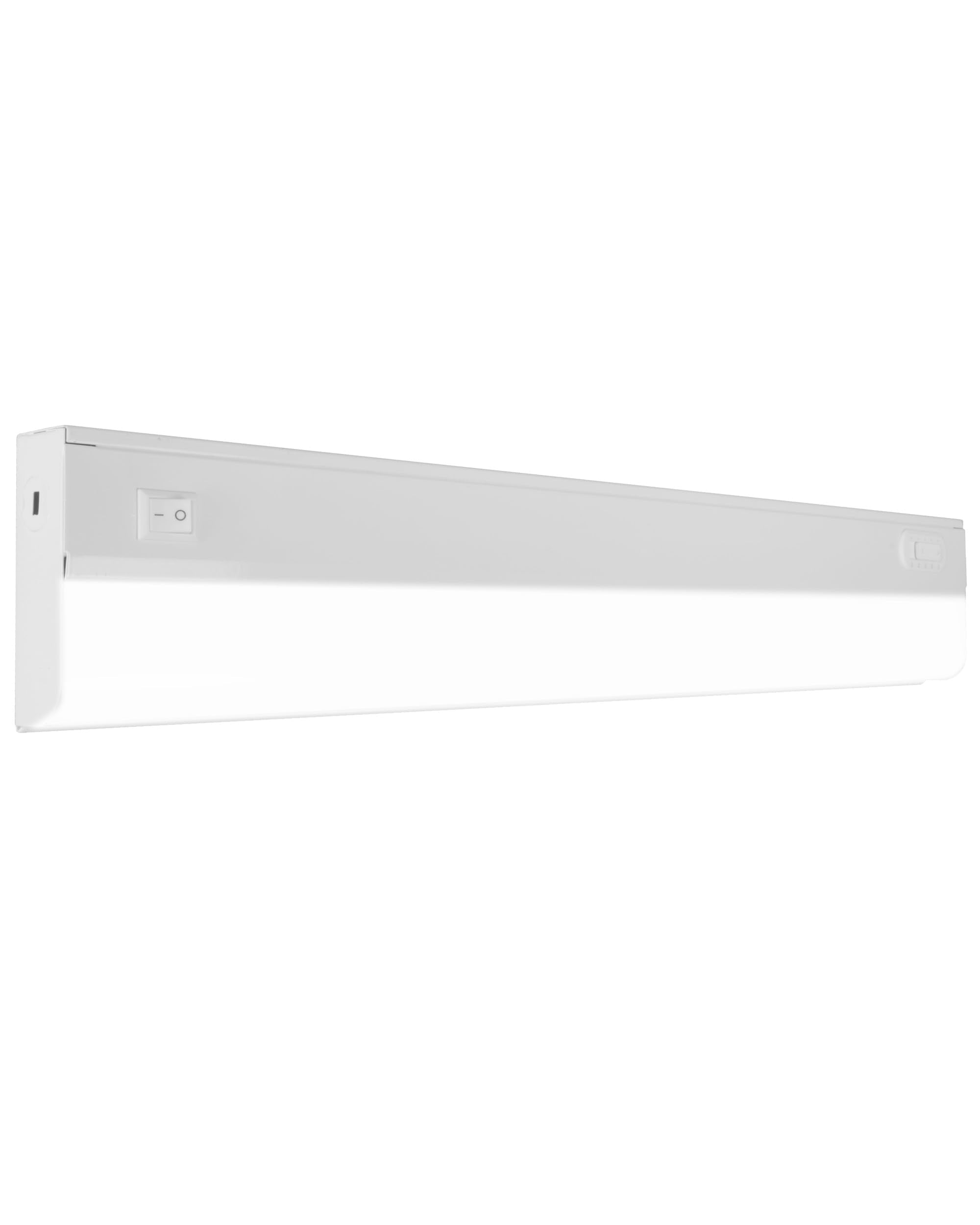 Nicor 21    LED Direct Wire Under Cabinet Light with On/Off Switch - Dimmable LED Lights for Kitchen - Selectable CCT 2700K-5000