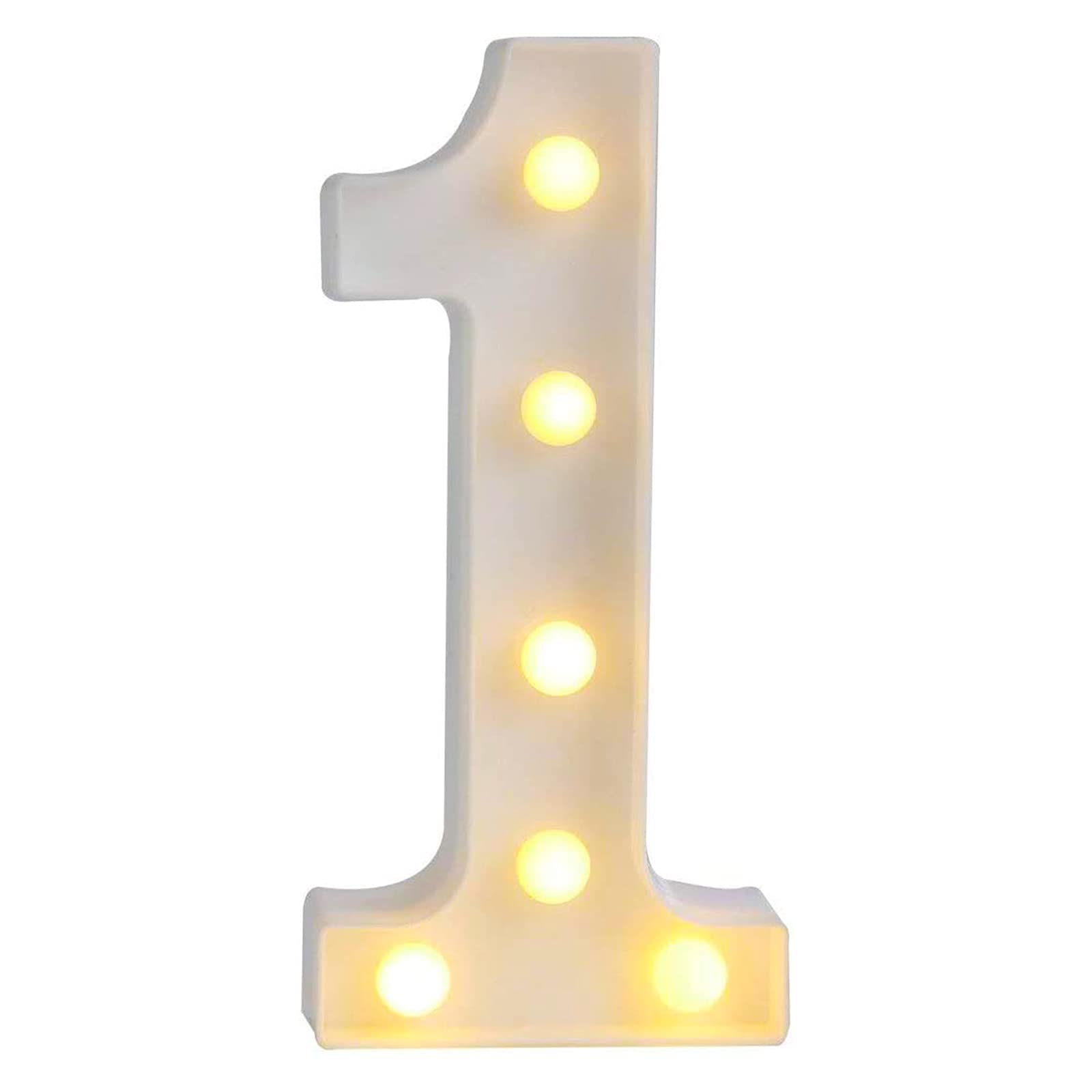 Sunnyglade LED Letter Lights Sign - Decorative Marquee Letters for Wall, Home, Party, Christmas - Plastic, 1 Color