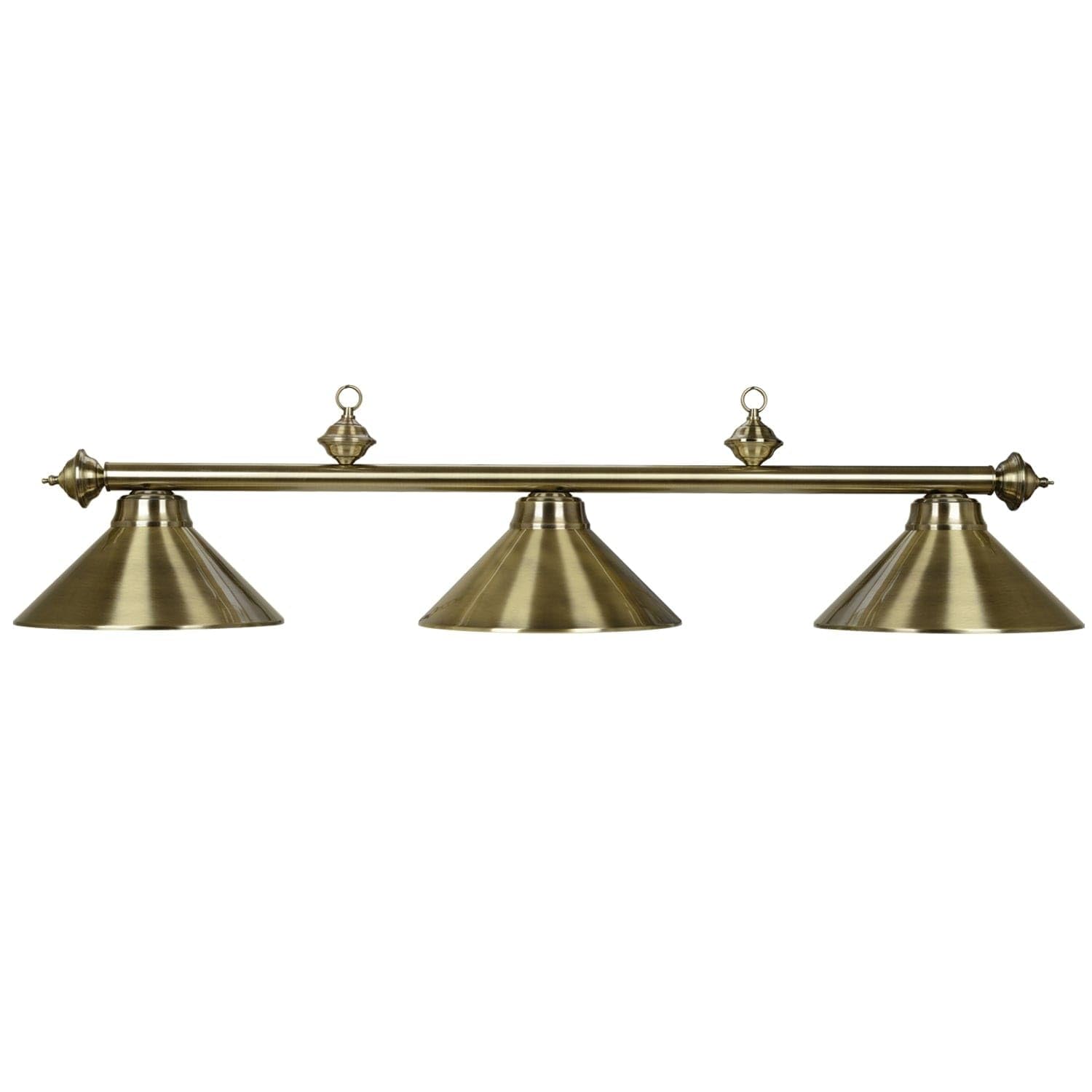 RAM Gameroom PR54 Antique Brass 3-Light Billiard Light - Metal Fixture