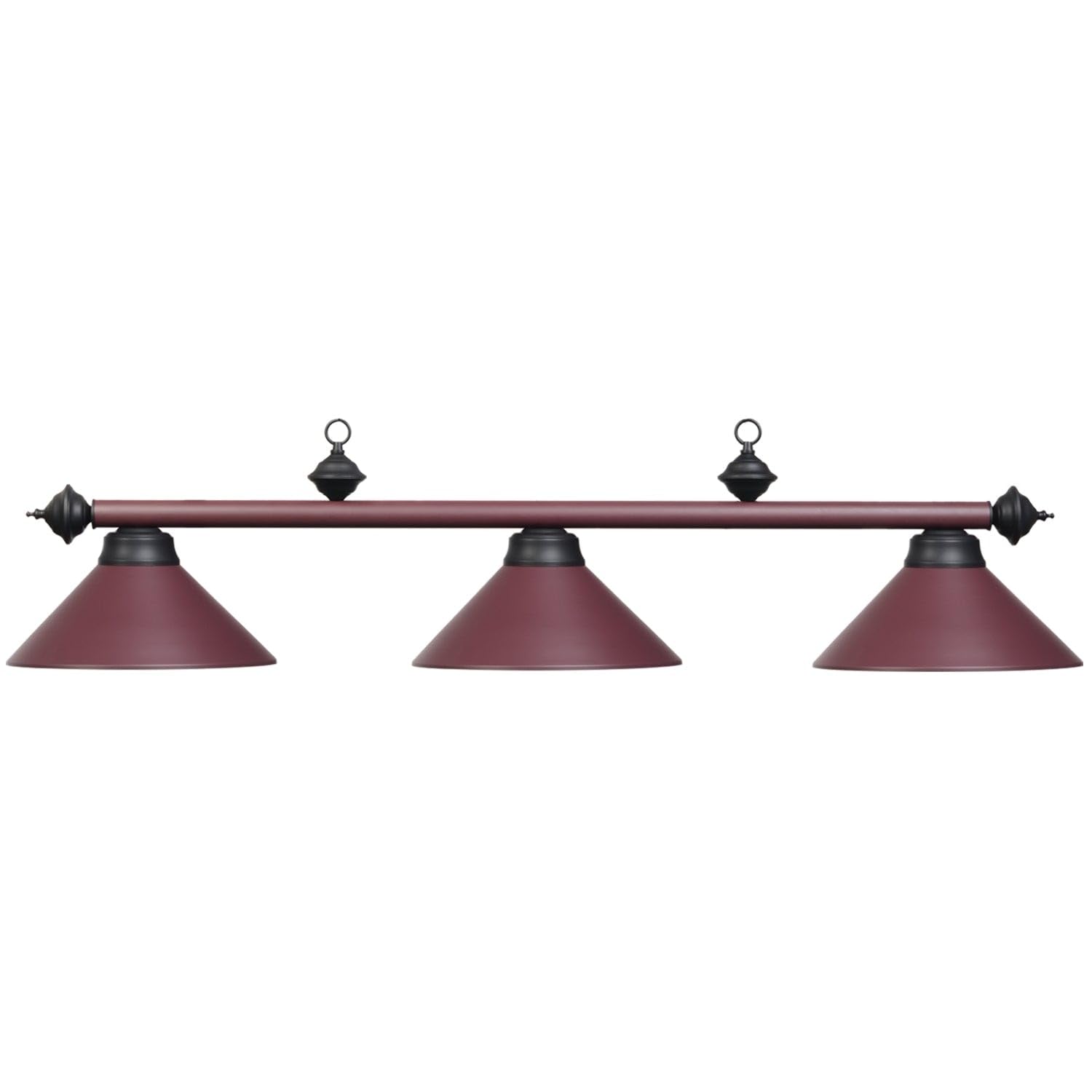 54'' 3LT BILLIARD LIGHT- MATTE BURGANY