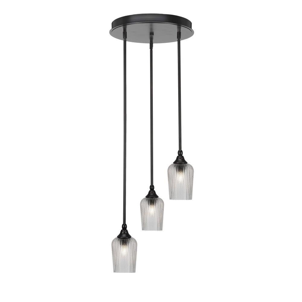 Empire 3 Light Cluster Pendalier in Espresso (2143-ES-4250)