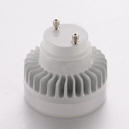 Silverlite 10W LED Puck Light Bulb, 4000K, Aluminum, 1100LM, Wet Location, 1 Count, GU24 Squat, UL Listed, 500