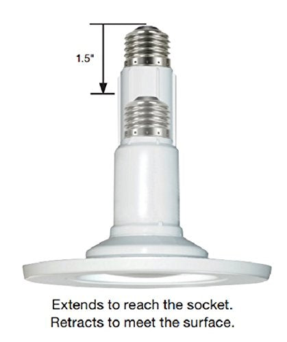 Satco S9598 Dimmable Led Recessed Downlight Retrofit Lamp, 120 Volt, 8.5 Watts, 510 Initial Lumens, 25000 Average Rated Hours, 115 Beam Spread Deg, Pack Of 1 With 2 Bulbs , White