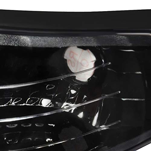 SPEC-D Tuning Corner Lights for 1994-1998 Ford Mustang - Black Housing Clear Lens, L+R Pair Assembly, Model 2LC-MST95JM-RS