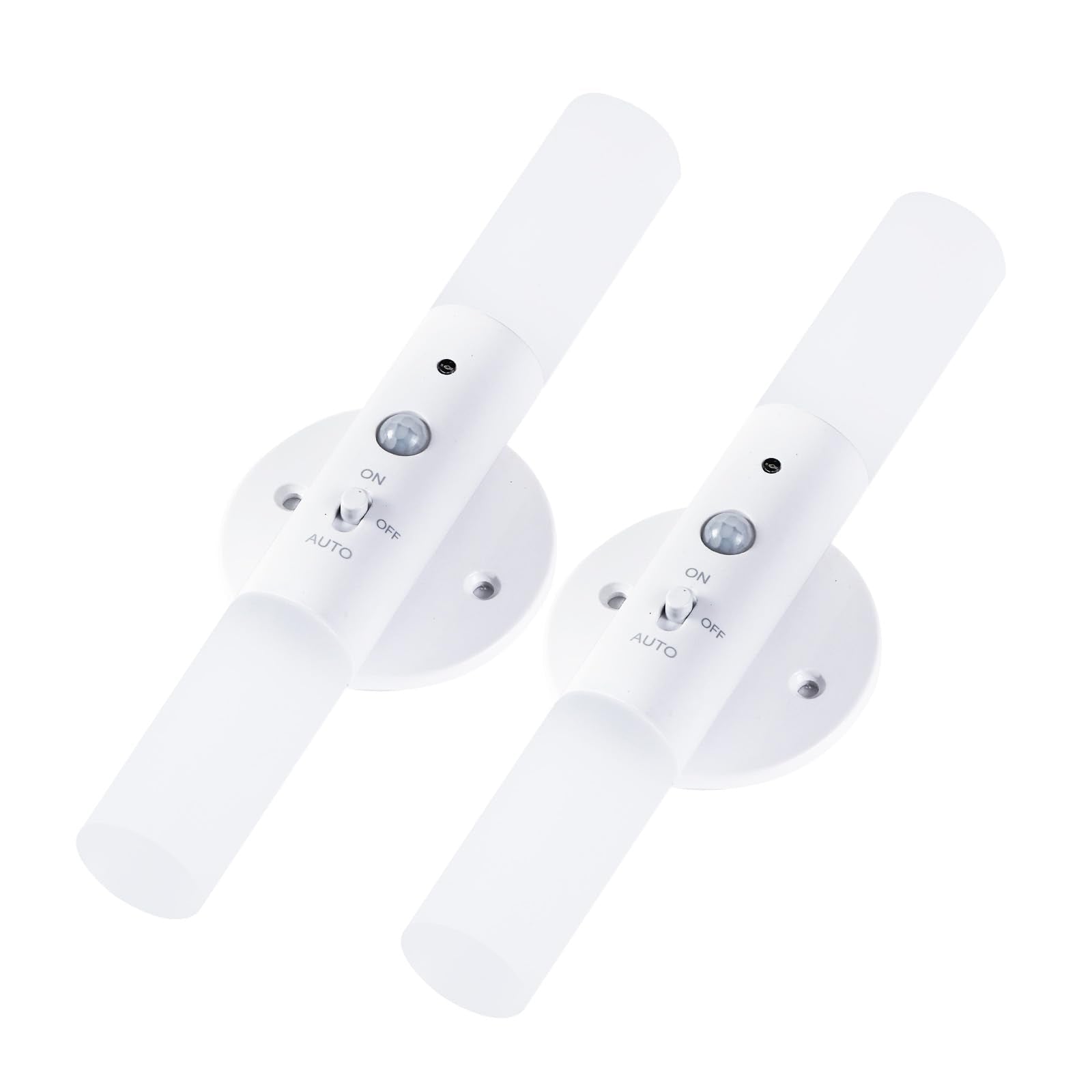 Autoeuropa Led Motion Sensor Lights Battery Operated Wall Sconces Set Of 2 Rechargeable Wireless Picture Art Light Magnetic 360° Rotation Corner Lamps For Gallery Stairway Vanity Living Room Bedroom