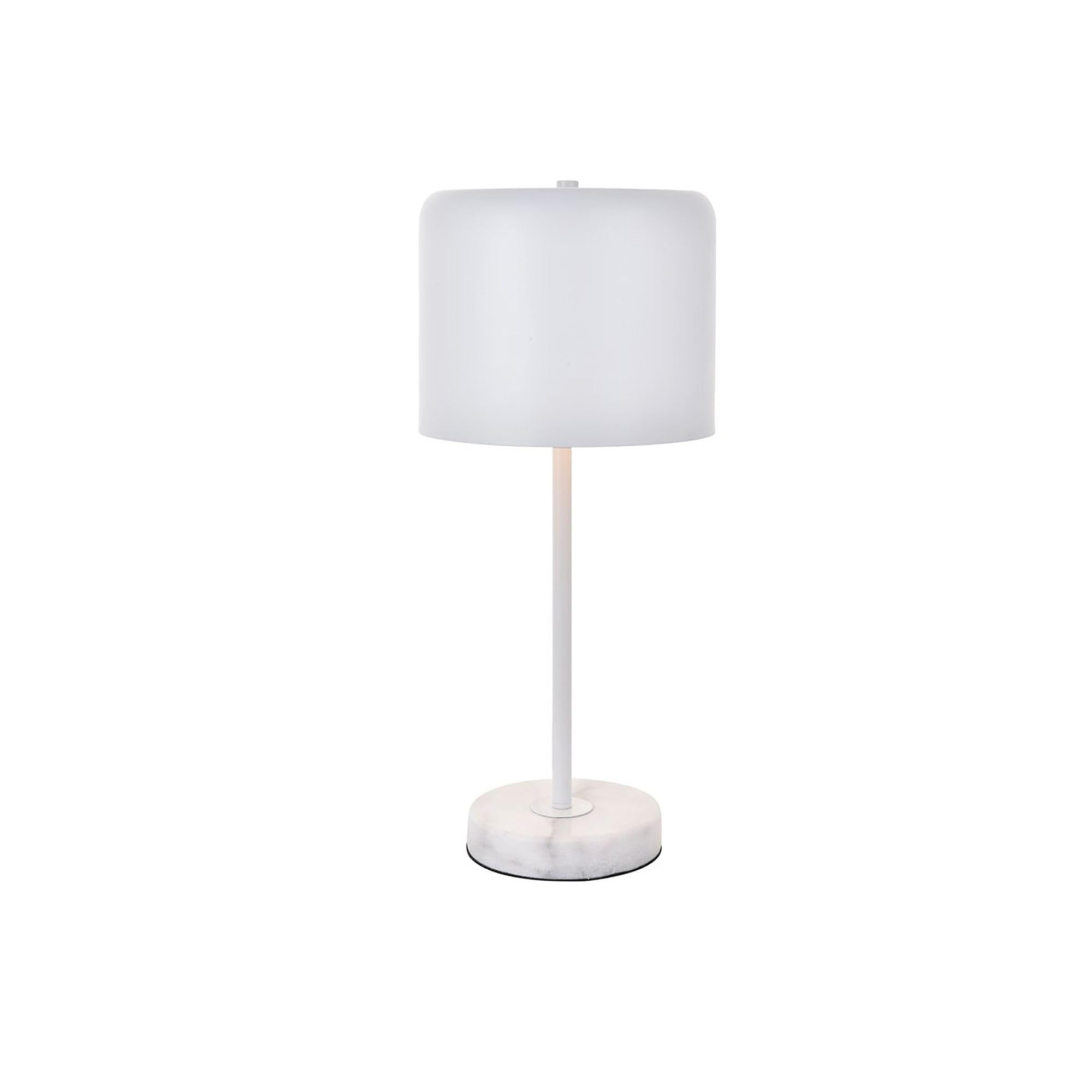 Living District Modern Home Decorative Exemplar 1 Light White Table lamp