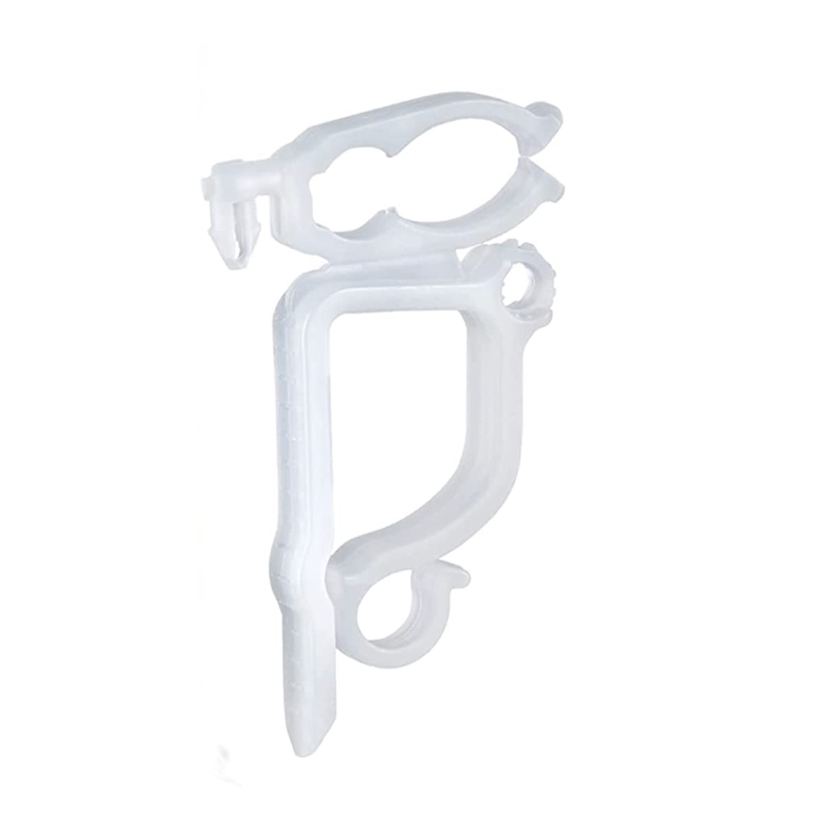 Rocky Mountain Christmas Light Clips - Versatile Heavy Duty Outdoor Plastic - Mounts to Gutter, Shingles, Siding, Roof - For Str