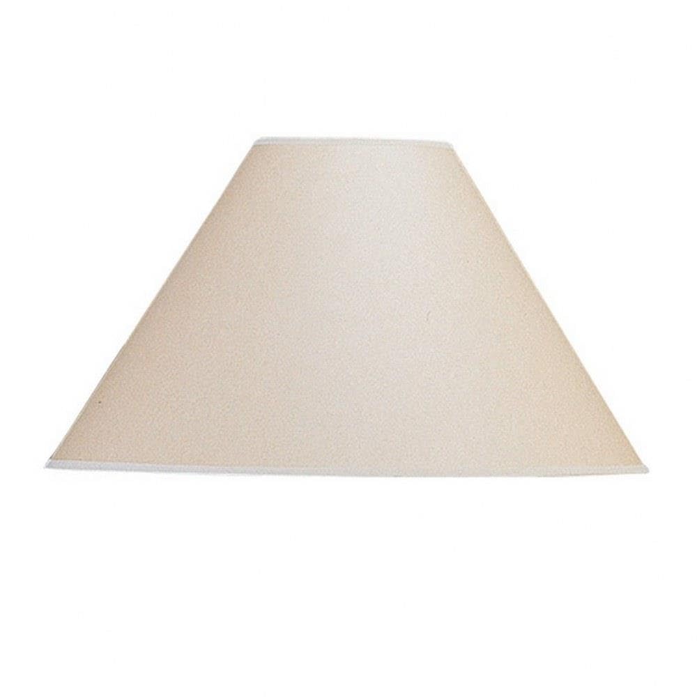 Cal Lighting SH-8109-17-KF 11 in. Vertical Basic Coolie Linen Hardback Shade, Kraft