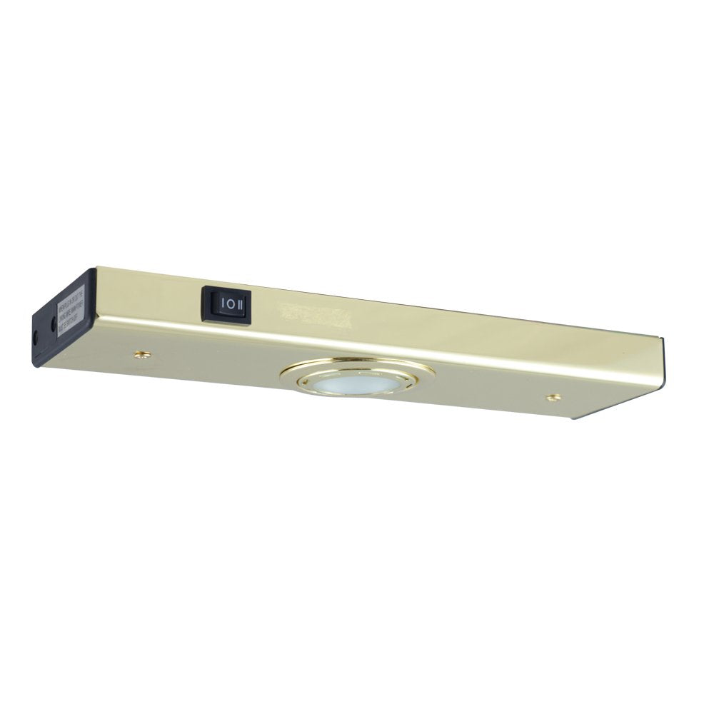 Jesco Lighting XM111-PB 1-Light Xenon Minuet Strip, Polished Brass, Brass Material