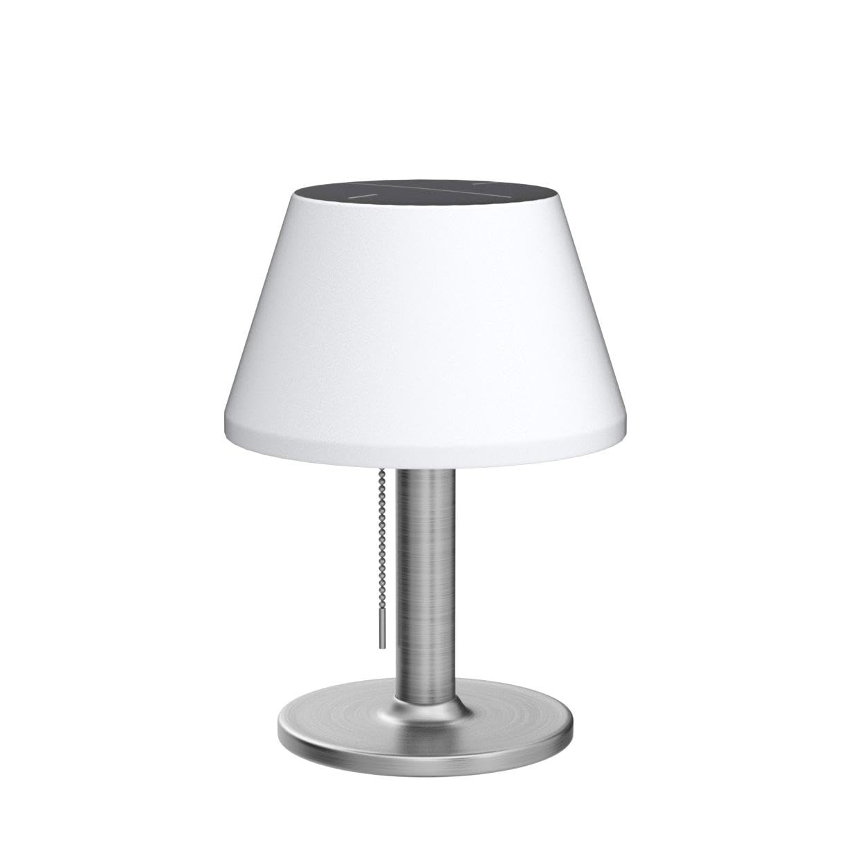 LED Solar Table Lamp Outdoor Waterproof-3 Way Dimmable Outside Patio Table Lamp,Modern Bedsid Lamp,Cordless Solar Desk Lamp with