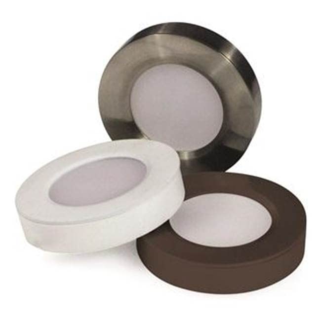 Nora Nmp-Led40Bn Josh Led Puck Light, 12 Volt (Brushed Nickel, 4000K)