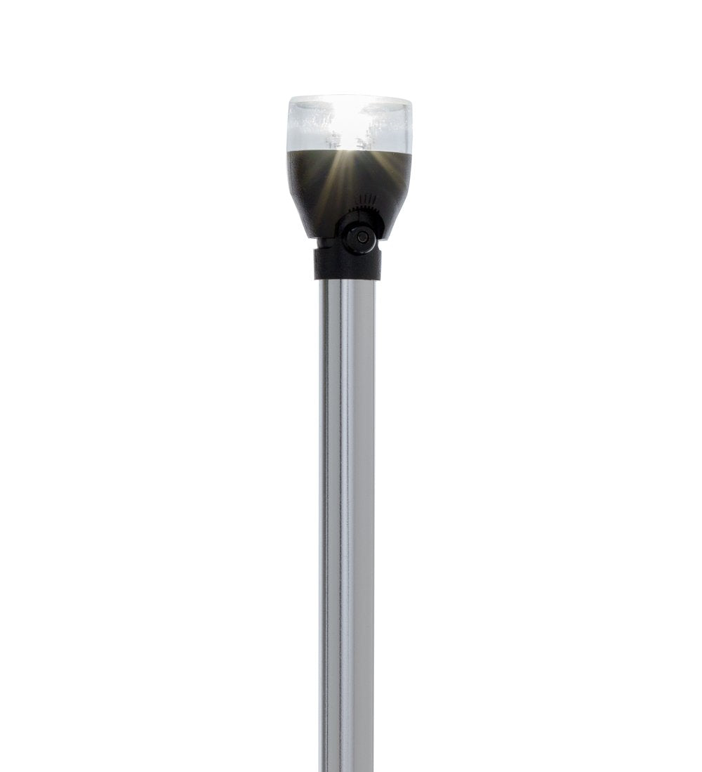 Attwood All-Round Articulating Light 54” - Aluminum, Model 5530-54A7, Durable Design