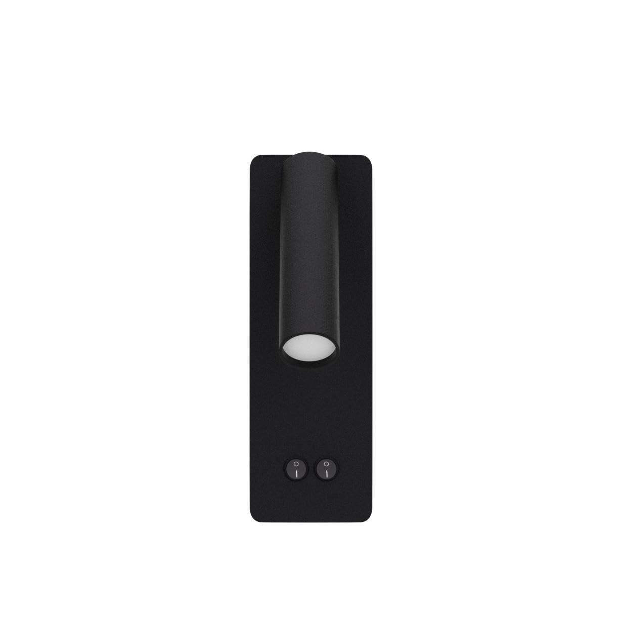 MOLUOLA LIGHTING LED Wall Sconce, Black Metal, Adjustable Backlight, 3W+12W, 1 Pack, Model S07b Black-1