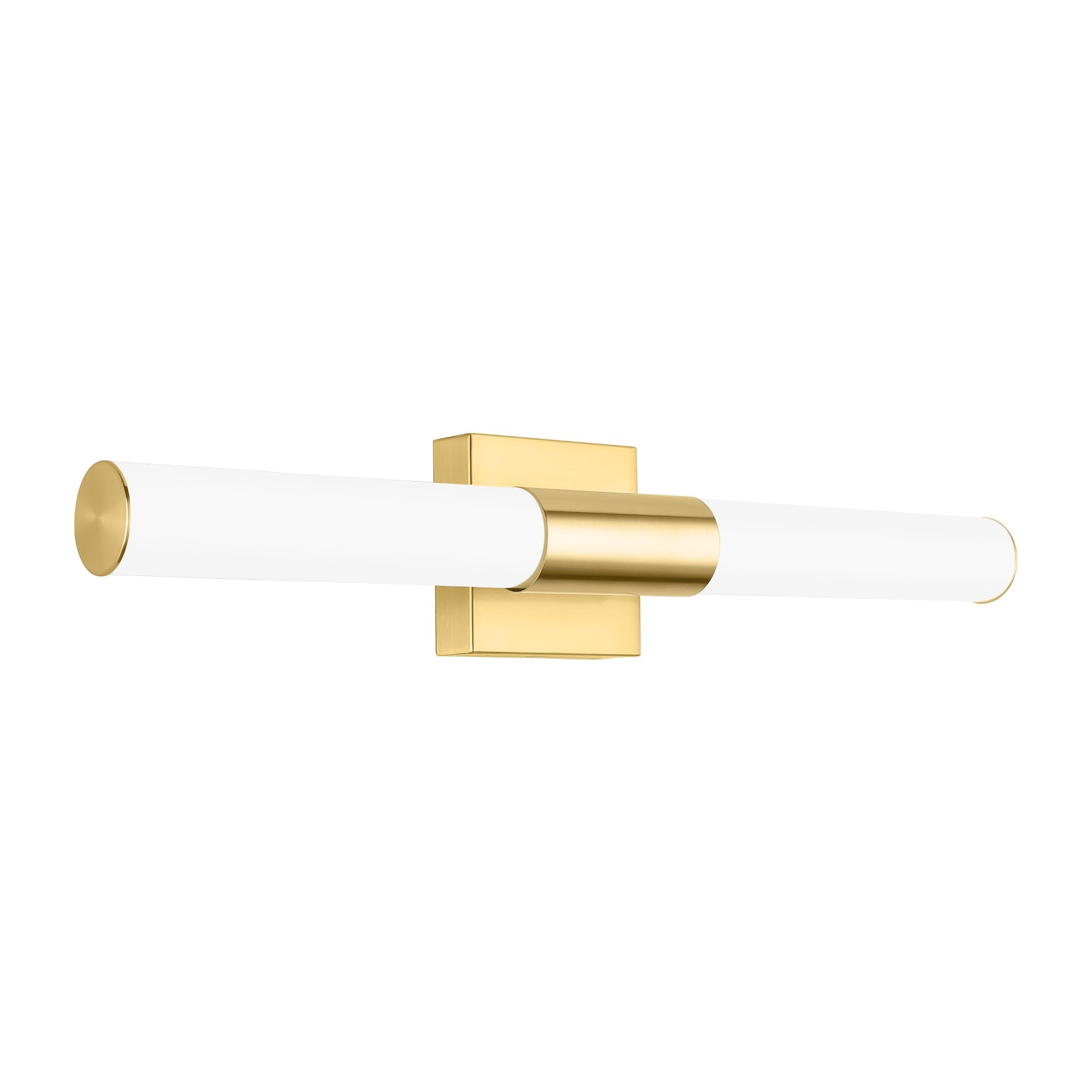 YHTlaeh LED Bathroom Vanity Light Fixture 24in Polished Chrome 4500K Gold Model 6110