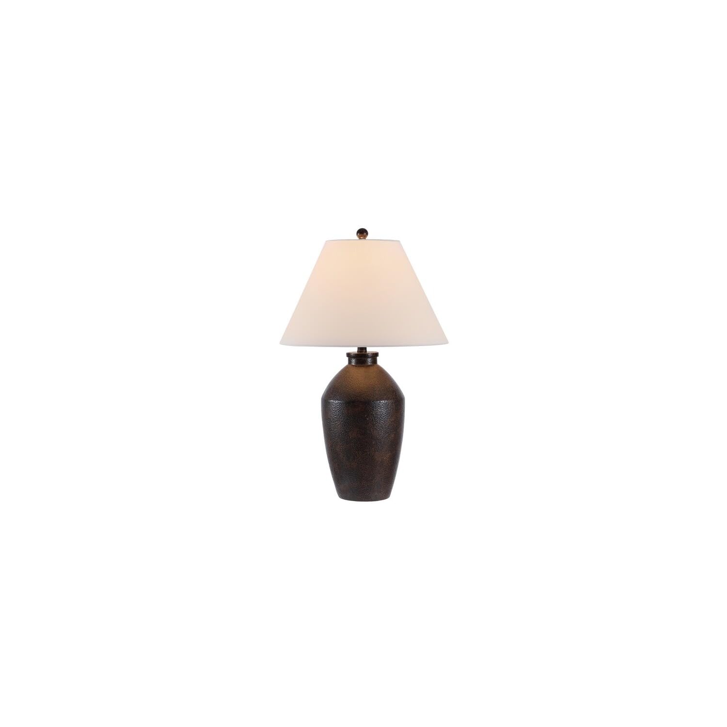 SAFAVIEH Lighting Collection Rani Modern Rustic Farmhouse Brown 30-inch Bedroom Living Room Home Office Desk Nightstand Table La