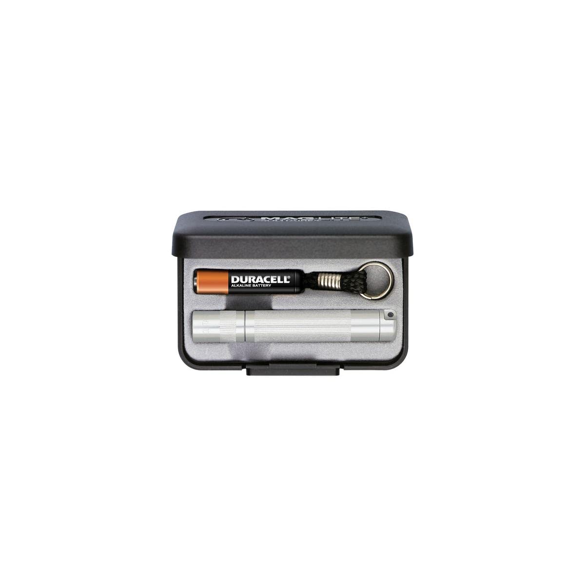Maglite Solitaire Incandescent 1-Cell AAA Flashlight in Presentation Box Silver
