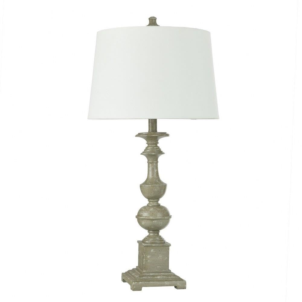Stylecraft Home Collection Cromwell - One Light Table Lamp-Antique Sage/Green/Grey Finish