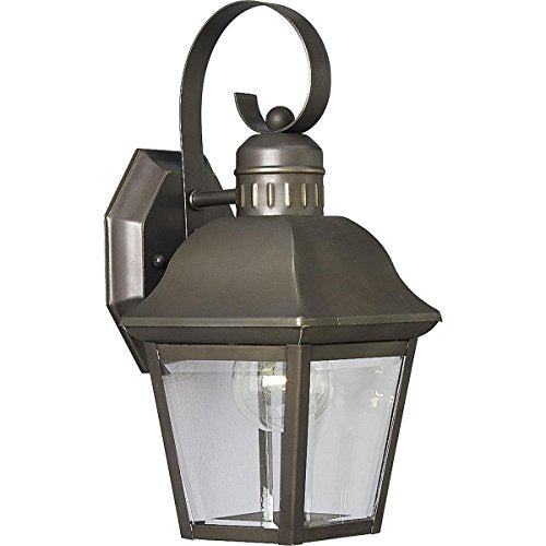Progress Lighting P5687-20 Outdoor Light Fixture, Aluminum, 5.5in W x 12.5in H, Bronze