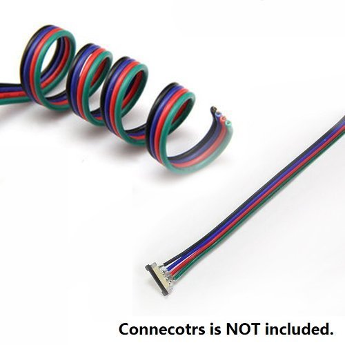 Inovat 100M 328Ft 22Awg 4 Pin 4 Color Rgb Extension Wire Cable Line For Rgb 3528 5050 Led Strip Light