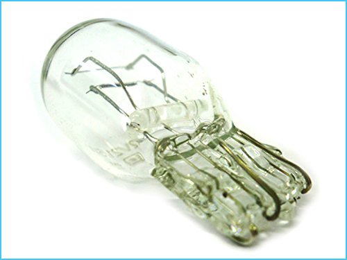 Carall T20 W21/5W Halogen Bulbs - 10 Pcs, 12V 21/5W, Clear, Low/High Beam, Fog Light Replacement