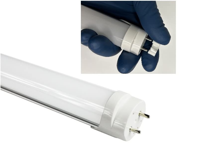 Fulight Flicker-Free Type B T8 LED Tube Light, 2FT, Cool 4000K, 85-265V AC