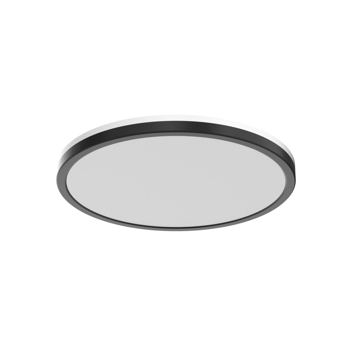 Matane 12 Inch LED Flush Mount Ceiling Light - Dimmable, 24W, 2400LM, Selectable 3000K/4000K/5000K, Black,