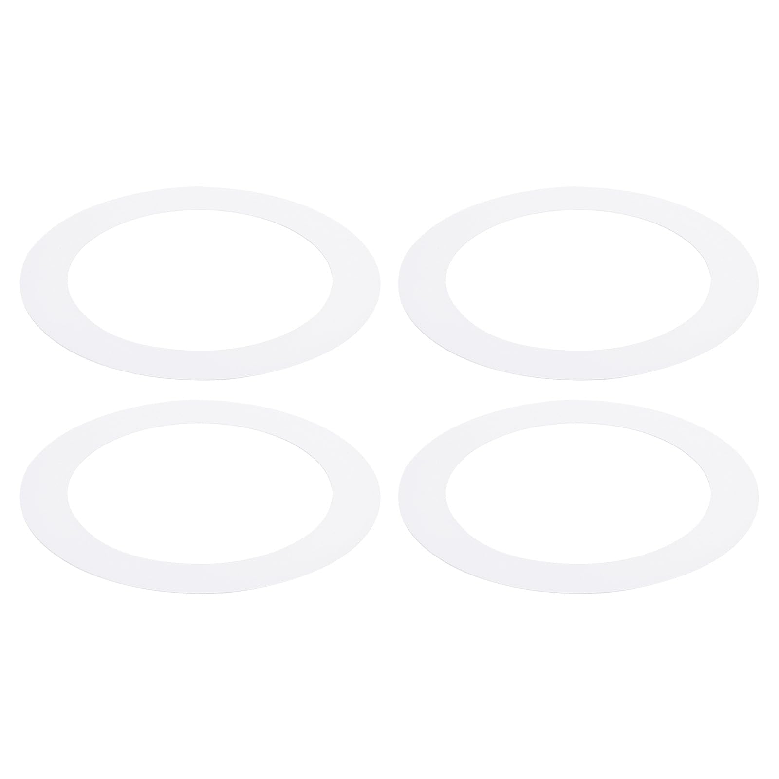 PATIKIL Goof Rings for 6-8 Inch Recessed Can Lighting Down Light, 4 Pcs Metal Goof Trim Rings Cover, Outer Diameter 8.62-inch, I