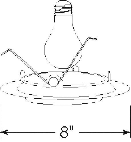 Juno Lighting Group 21-Pw 244S Bwh Light, Plastic White, 6 Inches