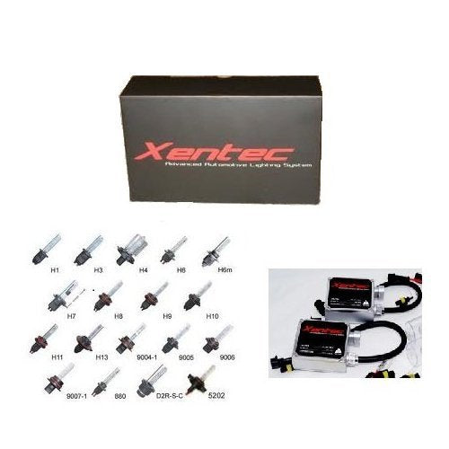 Xentec 55W Offroad Ballasts Bundle with 2 Xenon Bulbs H13/9008, 10000K Brillant Blue, Alloy Material