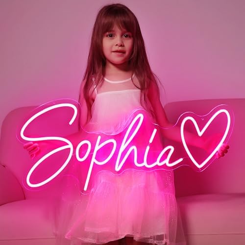 Custom Neon Sign, Neon Sign Customizable for Wall Decor, Neon Name Sign Personalized for Birthday Wedding Gifts, LED Neon Sign f
