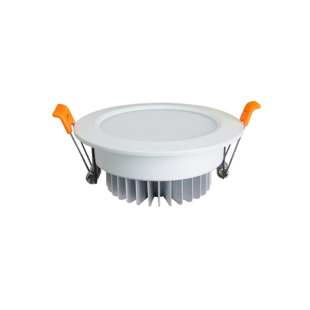 OZZKI Recessed LED Anti-Fog Recessed Spotlight AC85-265V Wide Pressure Household Commercial Lighting Recessed Downlight Living R