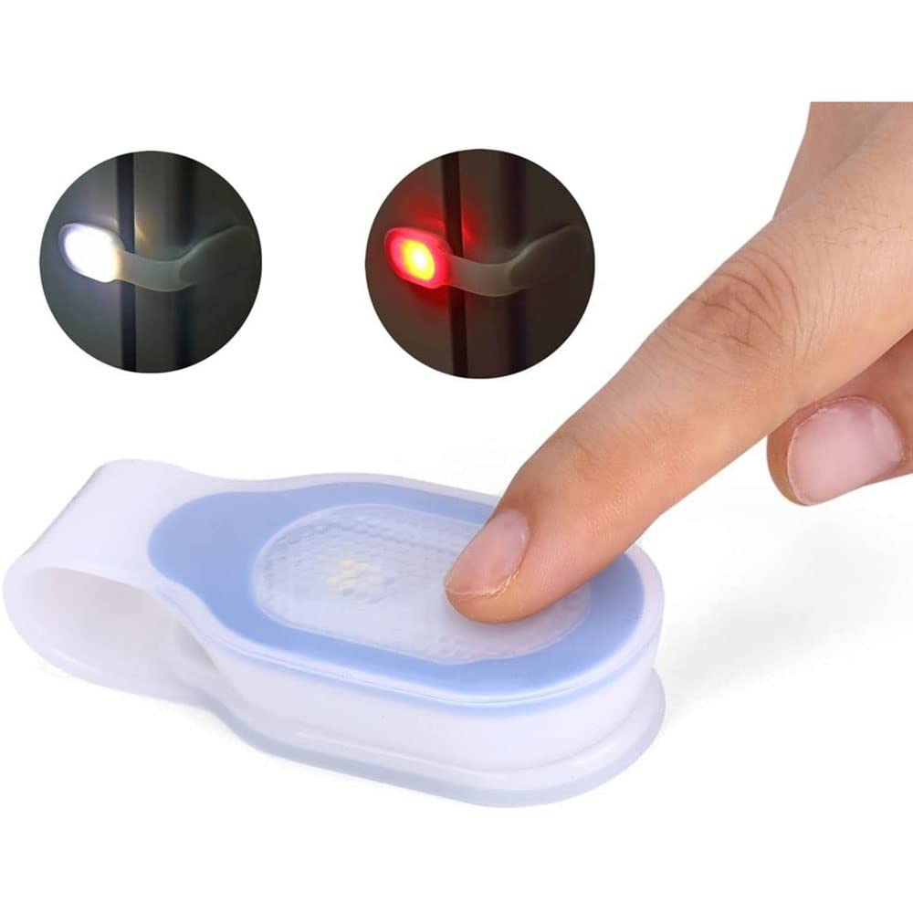 ALONEFIRE PL500 Clip-On Light - USB Rechargeable, 3 Modes, Blue Warm Light, Essential for Night Shift Nurses