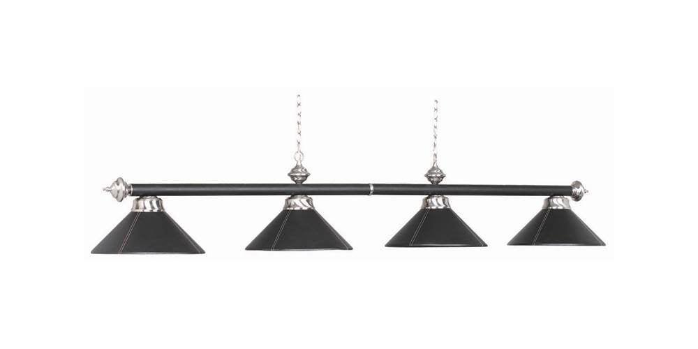 4 LT-54 BILLIARD LIGHT-LEATHER/BLACK