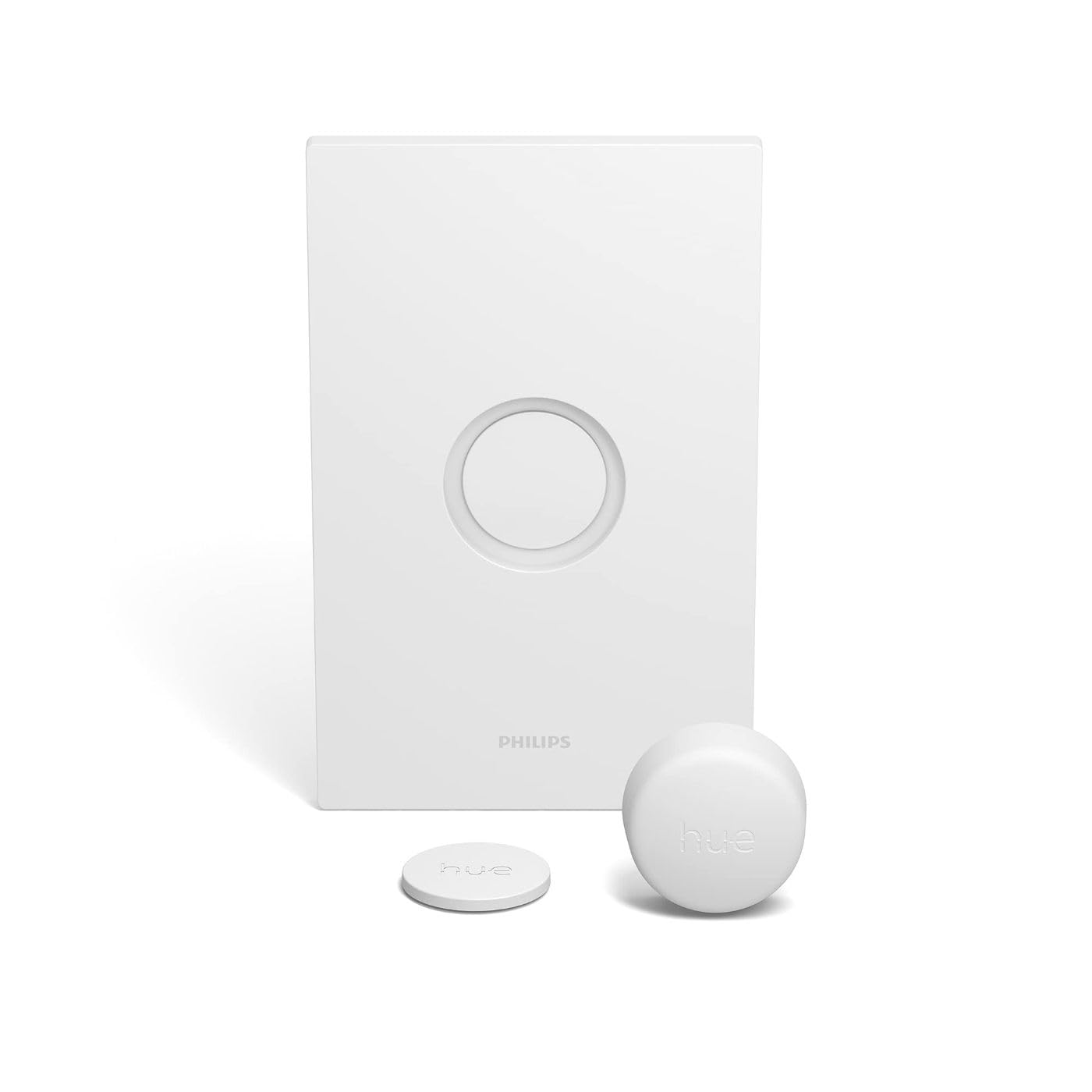 Philips Hue White Ambiance Smart Button Starter Kit, 3 Count, 60W, Works with Alexa/Google Assistant, Model 929002226709