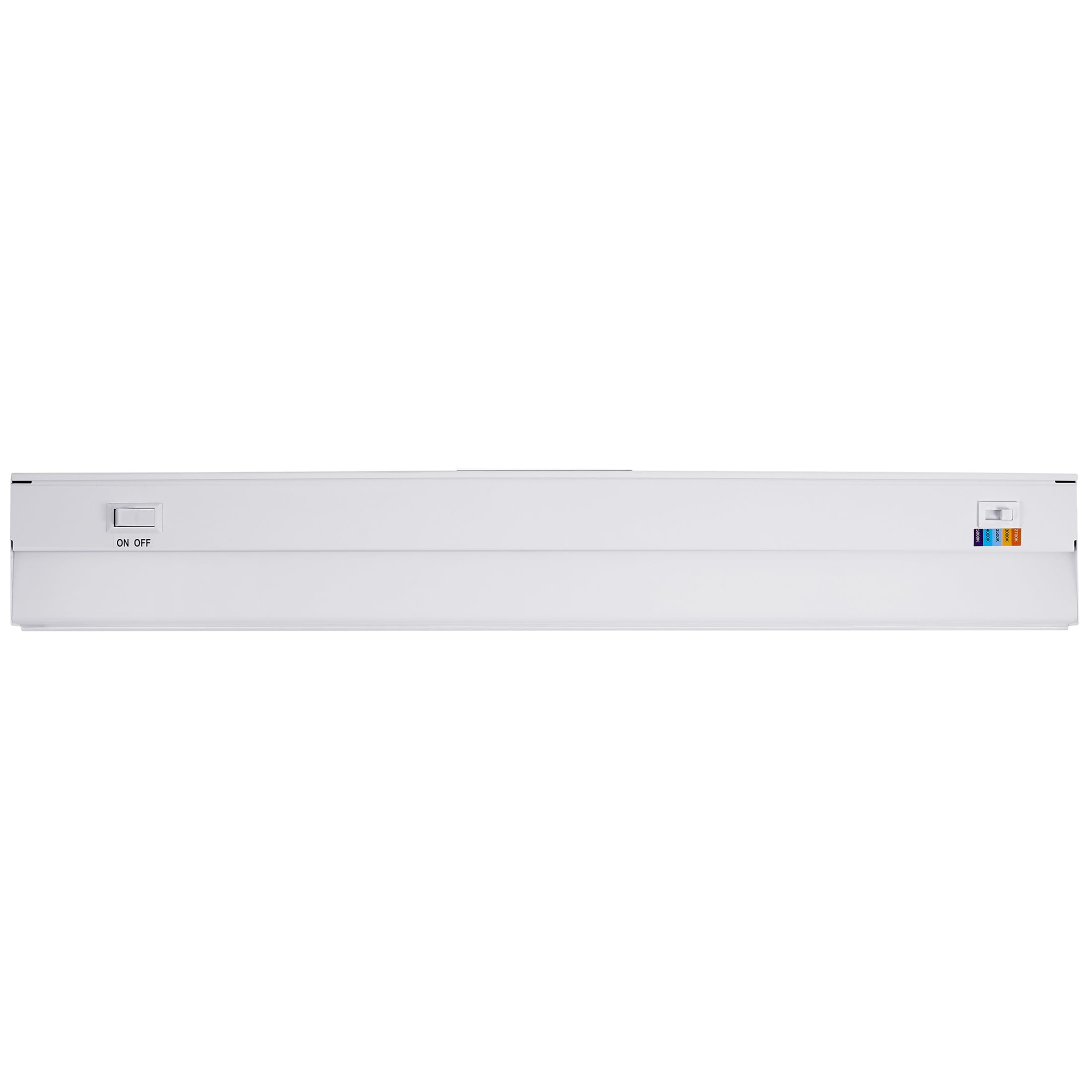 Maxxima LED Under Cabinet Light - 24 in., 950 Lumens, 5 CCT, White, Model MSL-241203, Hardwired, On/Off Switch