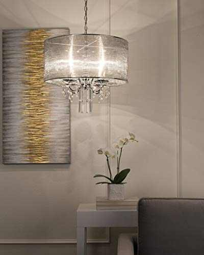 Ok-5127H 20-Inch Classy Crystal Ceiling Lamp