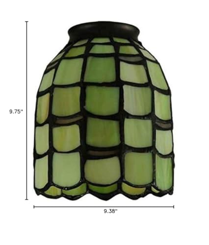 Meyda Tiffany 4 Inch Multi Glass Sea Scallop Shade Ceiling Fixture