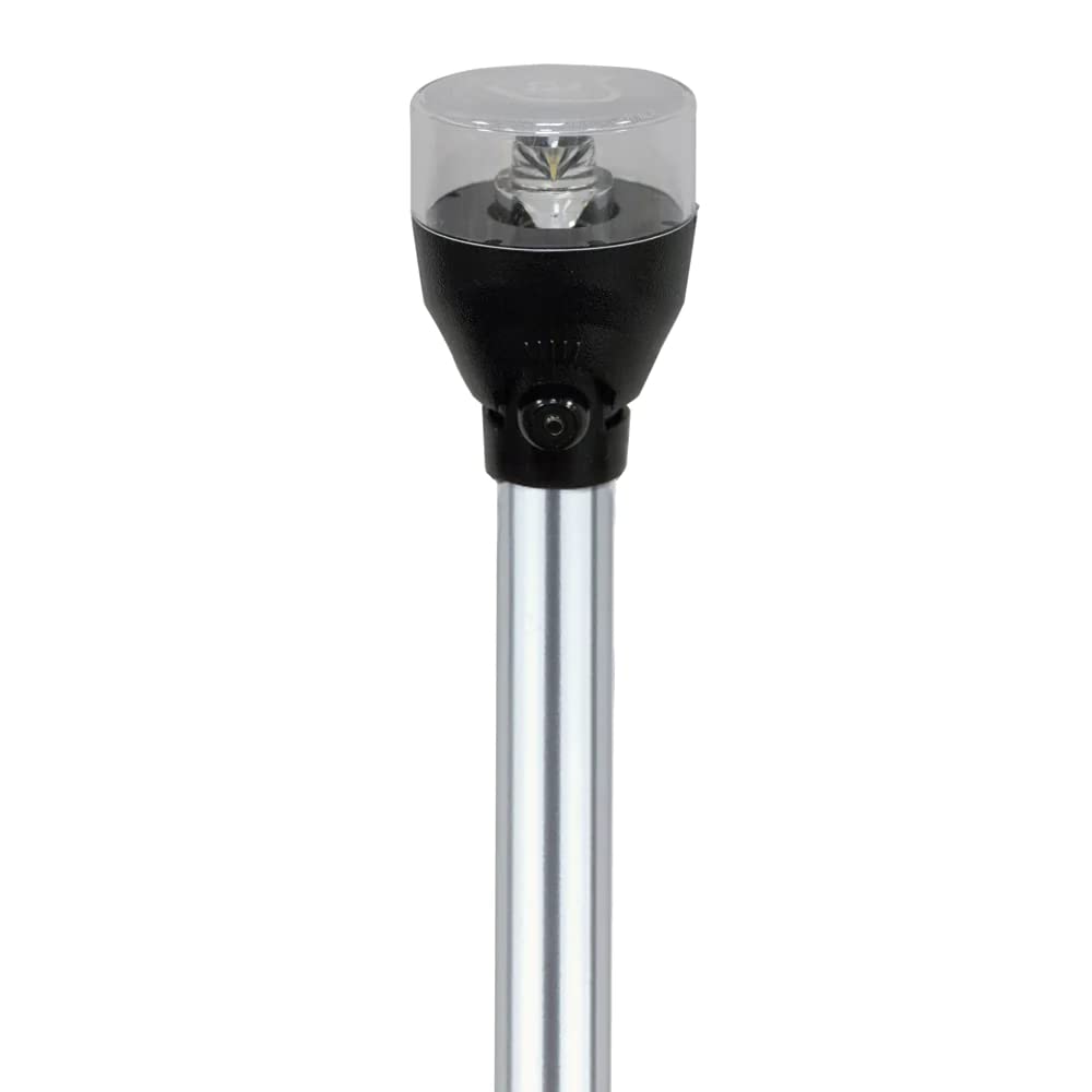 Attwood LED Articulating All Around Light - 42in Pole - Model 5530-42A7 - White