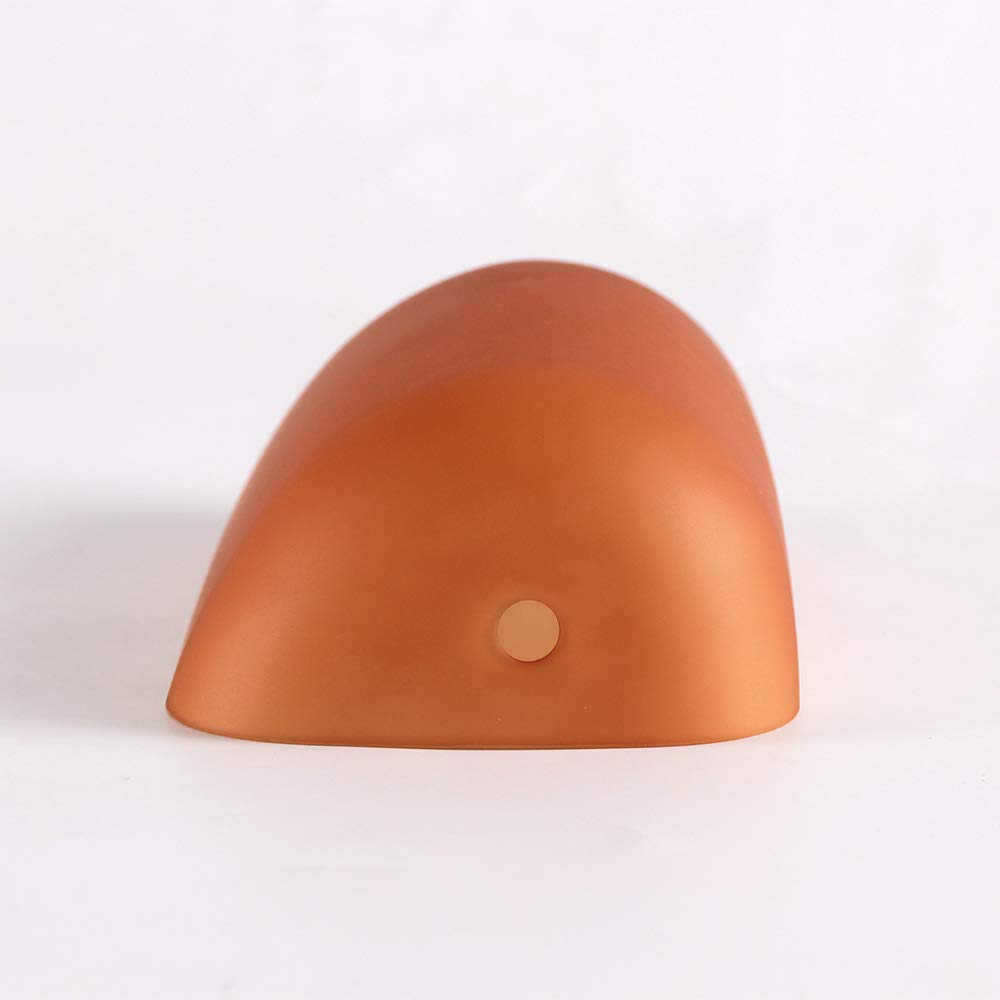 Newrays Glass Bankers Lamp Shade Cover Replacement - Matte Orange, Model 604, Size L8.85 W5.11, Elegant Glass Design